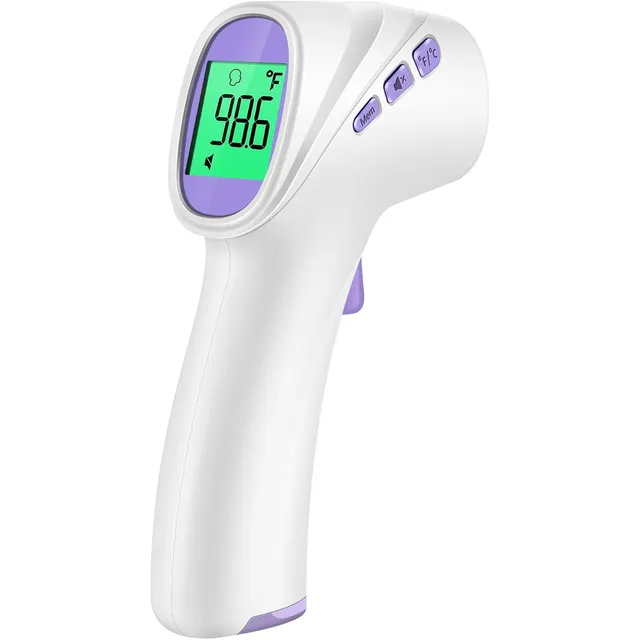 Viproud FC-IR2000 Pistol-Grip Forehead Thermometer – Purple