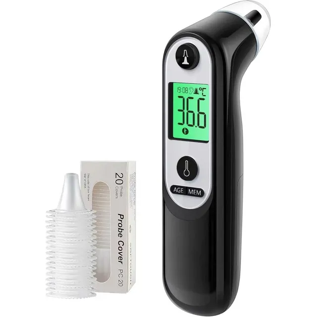 Viproud FC-IR109 Digitales Ohrthermometer – Schwarz