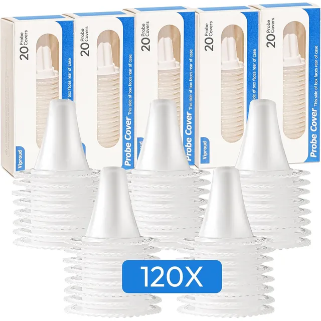 Viproud Ear Thermometer Probe Covers – 120 covers