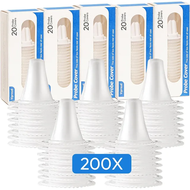 Viproud Ear Thermometer Probe Covers – 200 covers